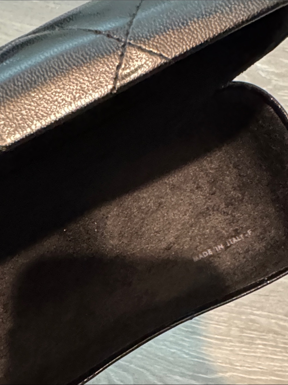 CHANEL Black Quilted-Temple Sunglasses with Logo Case - Picture 7 of 11